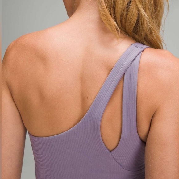 Ribbed Nulu Asymmetrical Tank - Picture 3 of 6